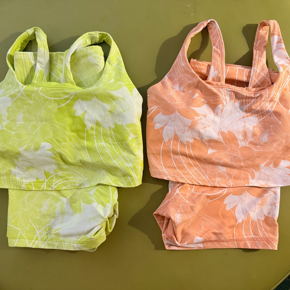 JoyLab 2 workout sets in Lime and Peach